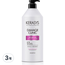 케라시스 데미지 클리닉 샴푸 플러스, 3개, 980ml