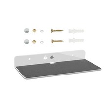 사운드 바 스피커용 스피커 스탠드 걸이 벽걸이, 하얀색, 22.8cmx13.95cmx0.4cm, 아크릴