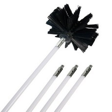 연통 연도 청소 솔 전동 드릴장착 브러쉬 먼지제거 세척 굴뚝 도구 기, 1-연통청소솔