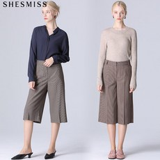 쉬즈미스 [쉬즈미스(SHESMISS)] 클래식 하운드체크 하프 팬츠 (택가격 138000원)