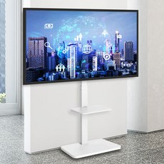 TV스탠드 37-75인치 티비거치대 삼성 LG 호환 브라켓 KS-6 화이트