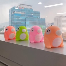 [당일랜덤발송]껌공룡 풍선껌 부는 공룡 말랑이 주물럭 공룡 풍선 츄잉껌볼 촉감놀이 찐득볼 클레이 몰랑이 주물럭 장난감 핑크 그린 인형 말랑이 세트, 3개