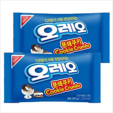 오레오 분쇄쿠키250gx2개, 1개, 250g
