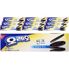 오레오 씬즈 바닐라무스, 84g, 10개