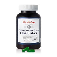 닥터브라이언 징코 오메가 - 3 써큐맥스 72g, 60정, 1개, 60정