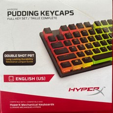 하이퍼엑스 HyperX Pudding Keycaps 푸딩 키캡 PBT 기계식 키보드, 화이트