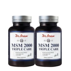 닥터브라이언 2000 트리플케어 MSM 식이유황, 120정, 2개, 120정