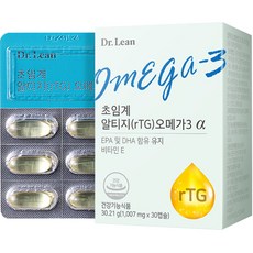 닥터린 초임계 알티지 rTG 오메가3 알파 30.21g, 30정, 1개