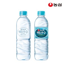 백산수 무라벨 생수, 500ml, 20개