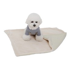 레드퍼피 반려동물 폴라리 블랭킷 담요, 소프트베이지