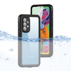 갤럭시 IP68 워터 스쿠버 방수 케이스, A34 5G (A346), 블랙