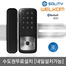 수도권설치 웰콤 지문인식 강화유리문용 WG-30B 양문형 블루투스(옵션) 좌우수문인식(키패드자동전환) 상시문열림기능 번호키 상가 빌라 매장 업소 출입문 현관문 디지털도어락 도어록, 1a. 수도권설치 웰콤 WG-30B 양문형, 2. 화요일 설치