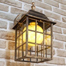 조명다움 인테리어 LED 벽등 벽조명 외부벽등 실내조명 실외등 벽부등 카페조명 벽부조명, A006_ 엔틱큐브사각벽등